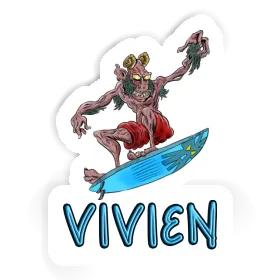 Sticker Vivien Surfer Image