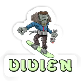 Sticker Vivien Snowboarder Image