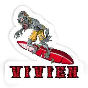 Vivien Sticker Surfer Image