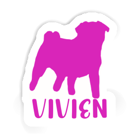 Pug Sticker Vivien Image