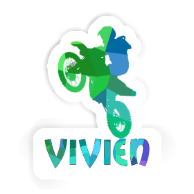 Motocross Rider Sticker Vivien Image