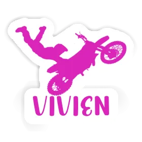 Vivien Sticker Motocross Rider Image