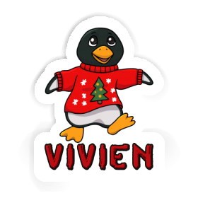 Vivien Sticker Christmas Penguin Image