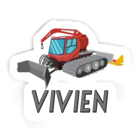 Vivien Sticker Snowcat Image