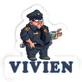 Vivien Sticker Police Officer Image