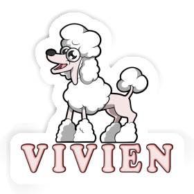 Vivien Sticker Poodle Image