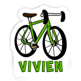 Vivien Sticker Racing Bicycle Image