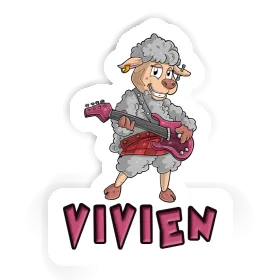 Vivien Sticker Guitarist Image