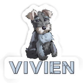 Schnauzer Autocollant Vivien Image