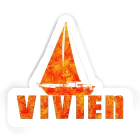 Vivien Sticker Sailboat Image