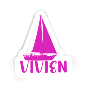 Sticker Sailboat Vivien Image