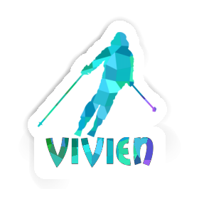 Skier Sticker Vivien Image