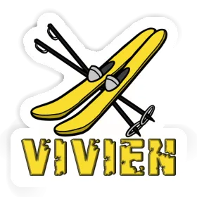 Vivien Sticker Ski Image