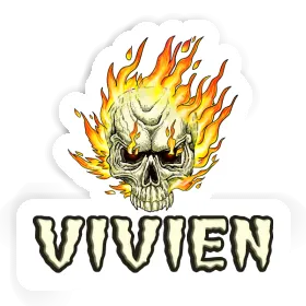 Sticker Vivien Skull Image