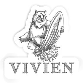 Vivien Sticker Surfer Image