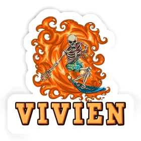 Sticker Vivien Surfer Image