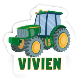 Sticker Vivien Tractor Image