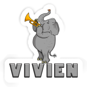 Elephant Sticker Vivien Image