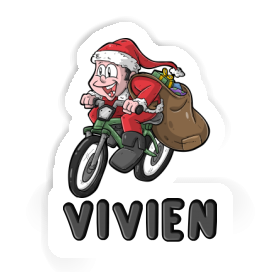 Bicycle Rider Sticker Vivien Image