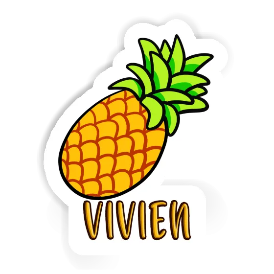 Pineapple Sticker Vivien Laptop Image