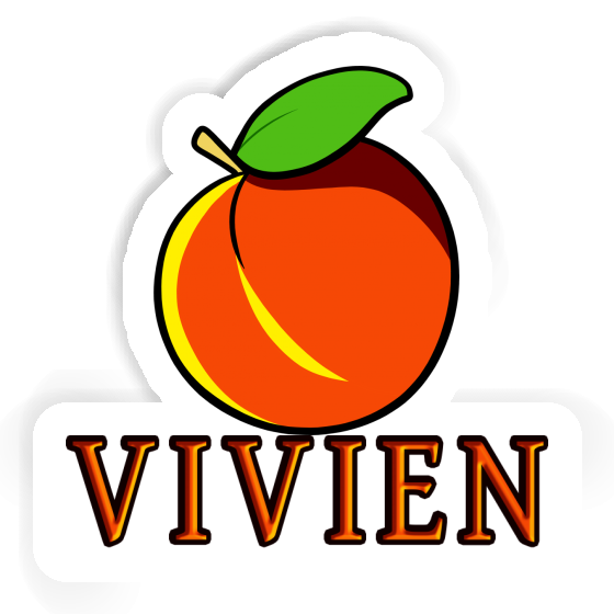 Apricot Sticker Vivien Notebook Image