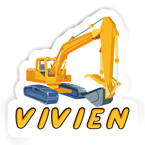 Sticker Vivien Excavator Laptop Image