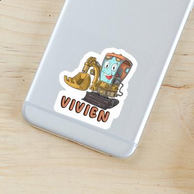 Sticker Vivien Little Excavator Gift package Image