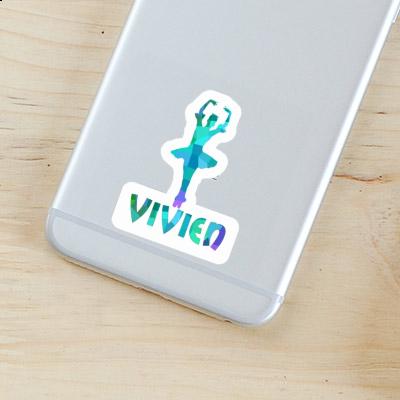 Vivien Sticker Ballerina Laptop Image