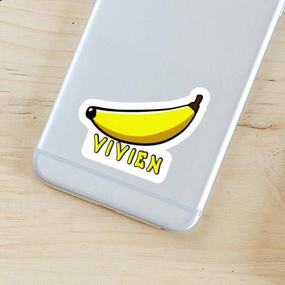 Banane Autocollant Vivien Laptop Image