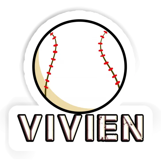 Autocollant Baseball Vivien Laptop Image