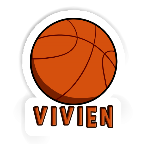 Vivien Sticker Basketball Notebook Image