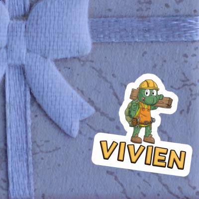 Sticker Construction worker Vivien Gift package Image