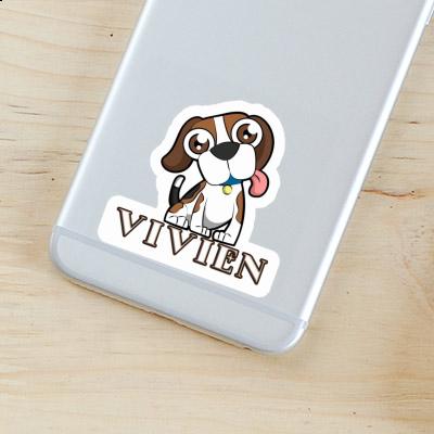 Aufkleber Beagle Vivien Image