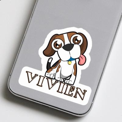 Autocollant Vivien Beagle-Hund Notebook Image