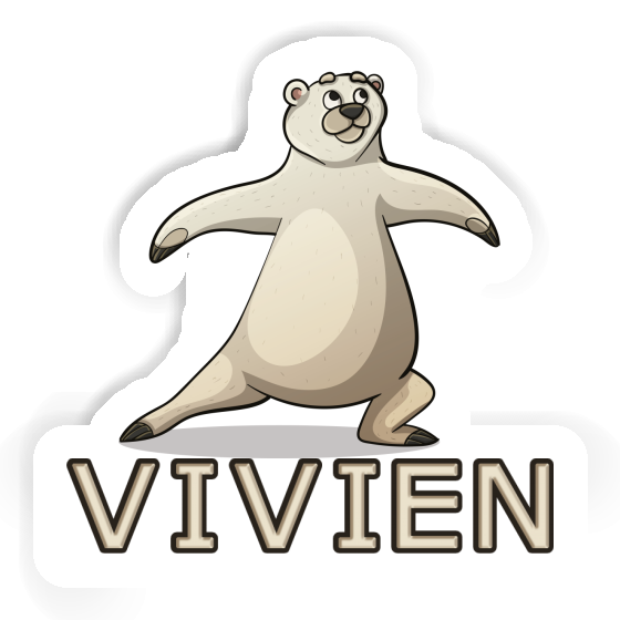 Sticker Yoga Bear Vivien Gift package Image