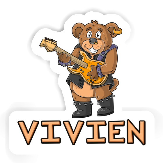 Vivien Sticker Gitarrist Image