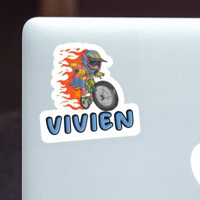 Sticker Biker Vivien Notebook Image