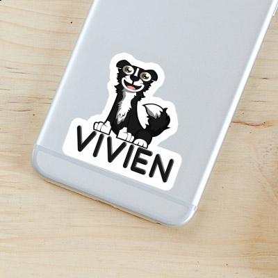 Autocollant Vivien Border Collie Gift package Image