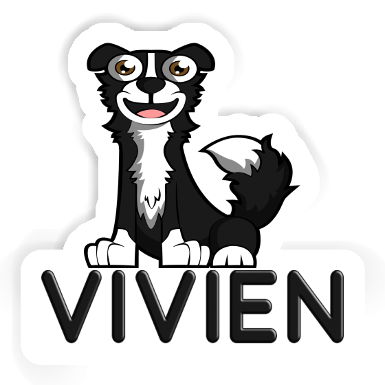 Autocollant Vivien Border Collie Laptop Image