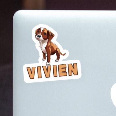 Vivien Aufkleber Boxerhund Image