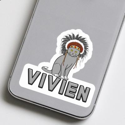 Vivien Sticker Indianerin Notebook Image