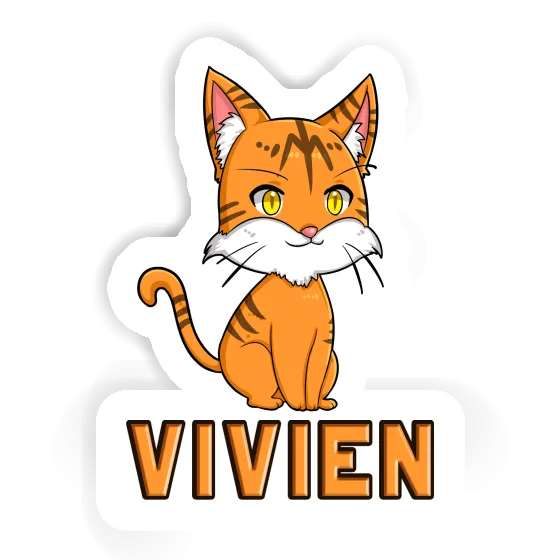 Vivien Sticker Cat Notebook Image