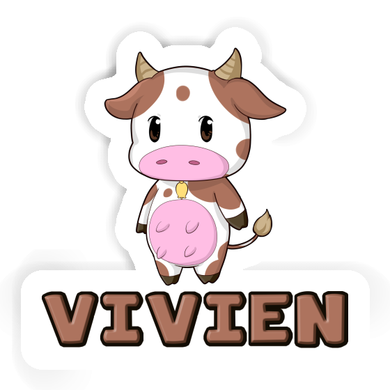 Vivien Sticker Kuh Laptop Image