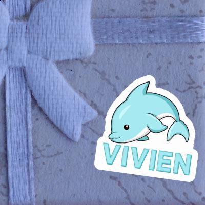 Sticker Vivien Dolphin Laptop Image