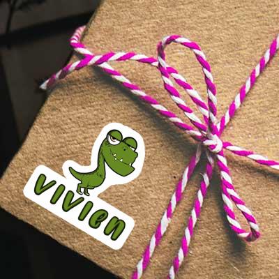 Aufkleber Vivien Dinosaurier Gift package Image