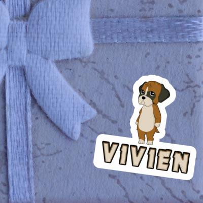 German Boxer Sticker Vivien Gift package Image