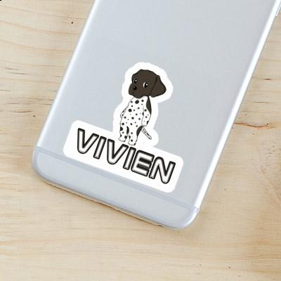 Sticker Vivien German Shorthaired Pointer Gift package Image