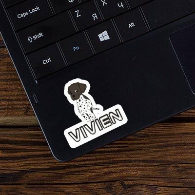 Sticker Vivien German Shorthaired Pointer Laptop Image