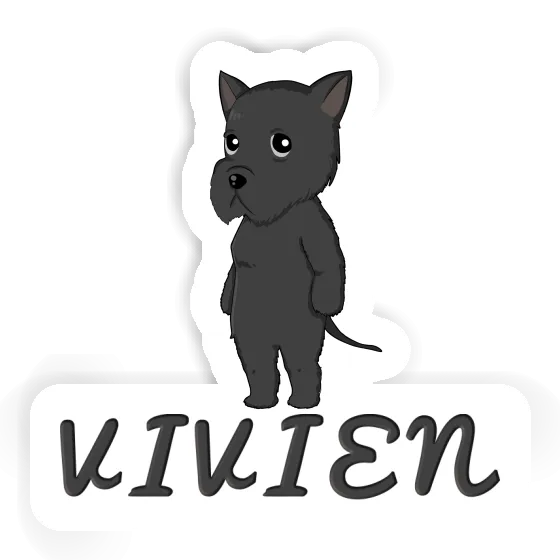 Vivien Sticker Giant Schnauzer Image