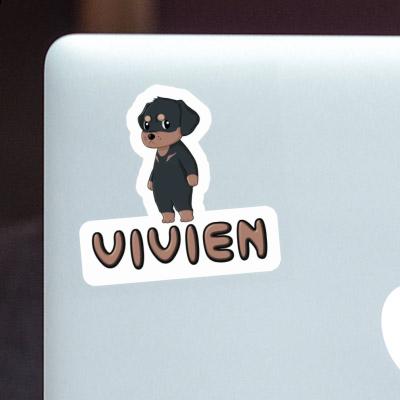 Sticker Vivien Rottweiler Laptop Image